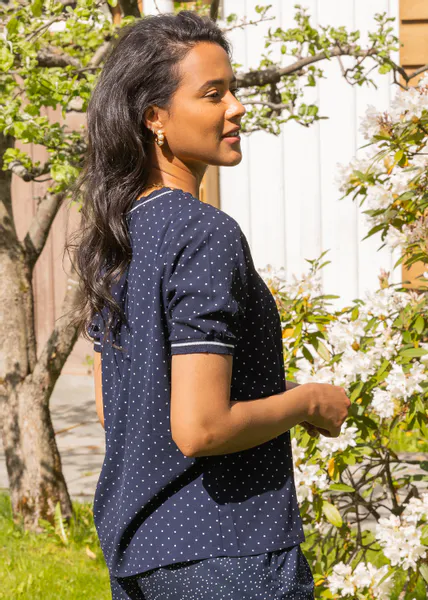 Bilde av Mapp - Debbie Dot Blouse - Navy