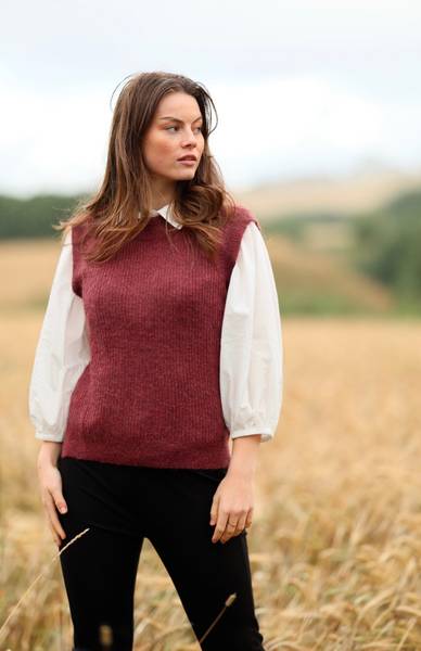 Bilde av Anna Kamola - Connie Vest - Wine Red